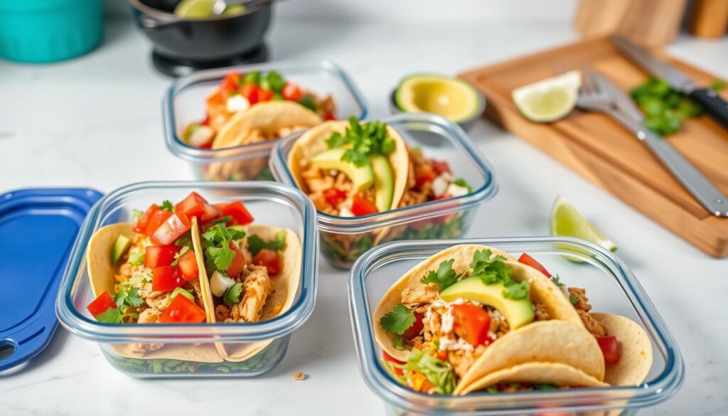 Meal Prep Chicken Tacos