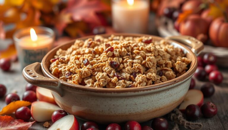 apple cranberry crisp​