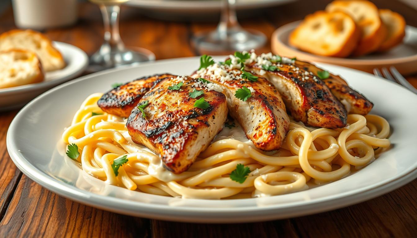 blackened chicken alfredo​