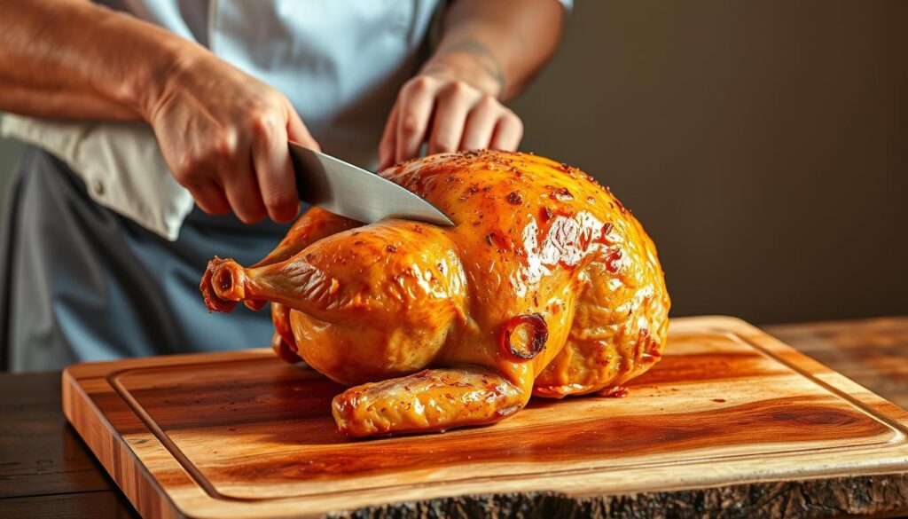 Carving Rotisserie Chicken